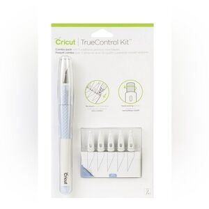 Cricut  TrueControl Knife Kit - comes with 5 Spare Blades in Blue New